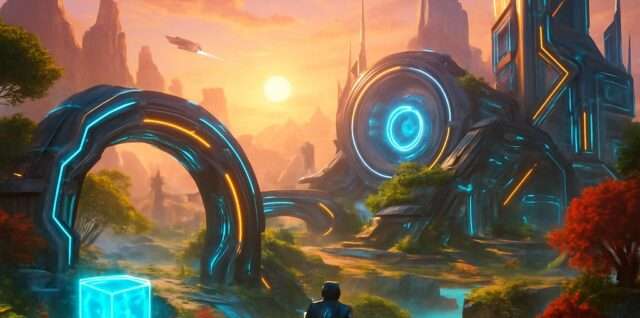 Ilustrasi 5 Pilihan Game Online 2026 dengan Visual Memukau